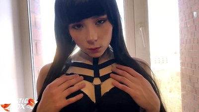 Hot brunette Deeply Sucks and Sensual Fuck for Money